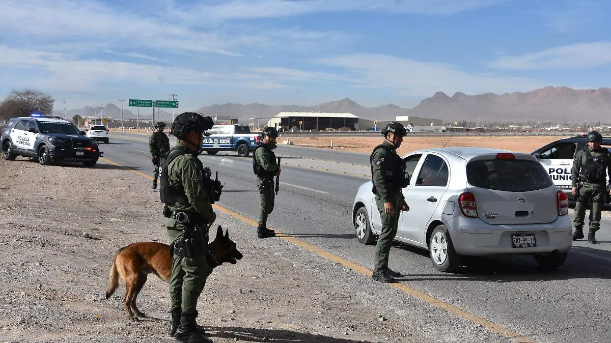 RETÉN EN CARRETERA A ALDAMA