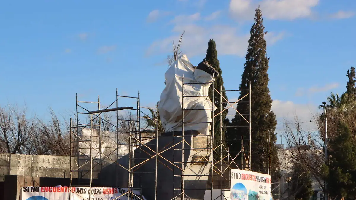 Cubren Glorieta De Pancho Villa
