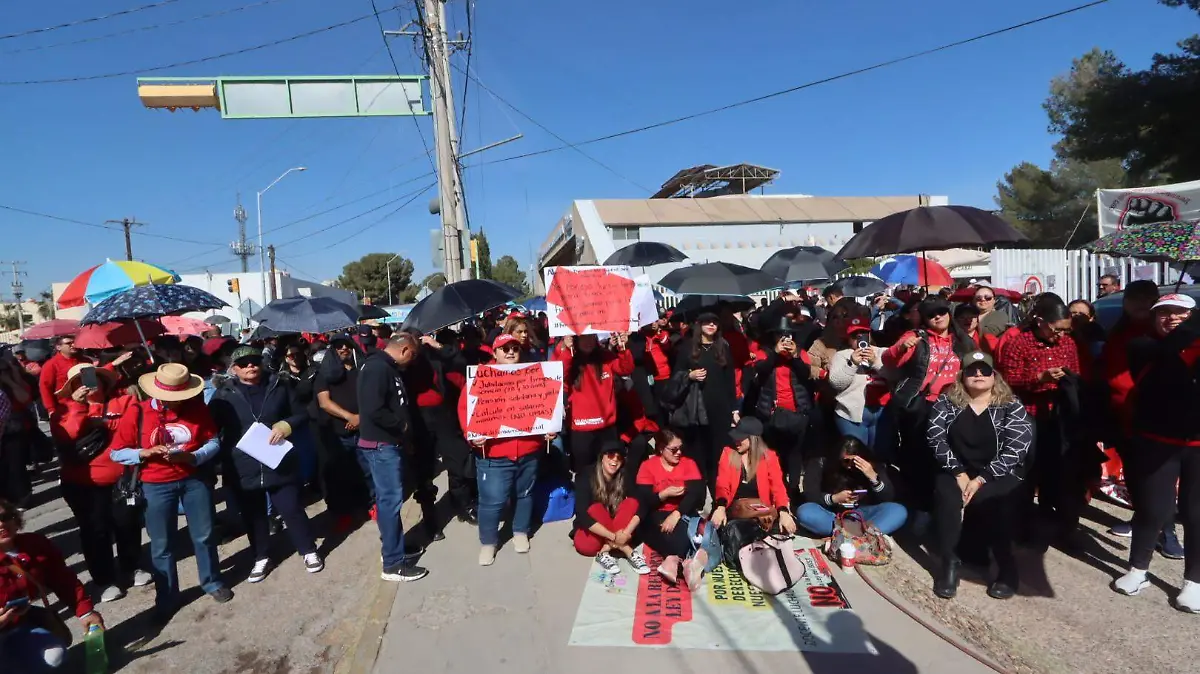 Manifestación Maestros SEECH