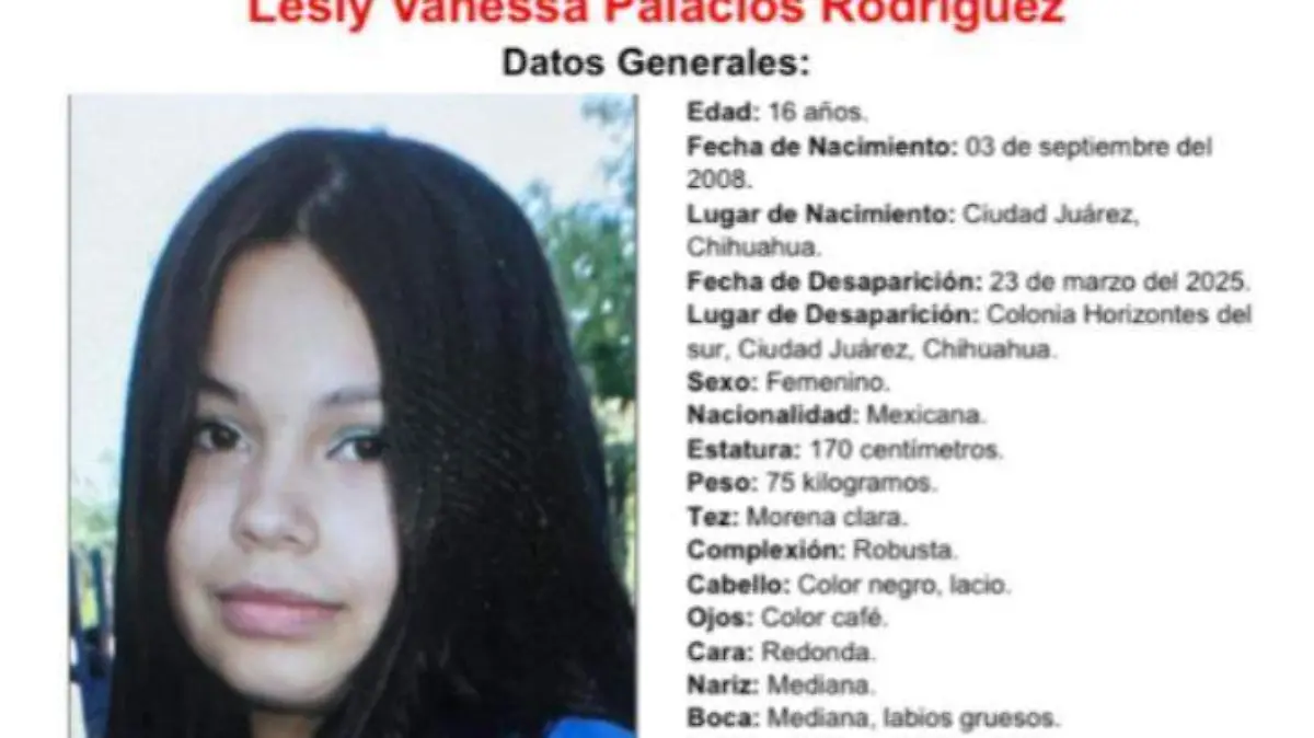 Lesly Vanessa Palacios Rodríguez