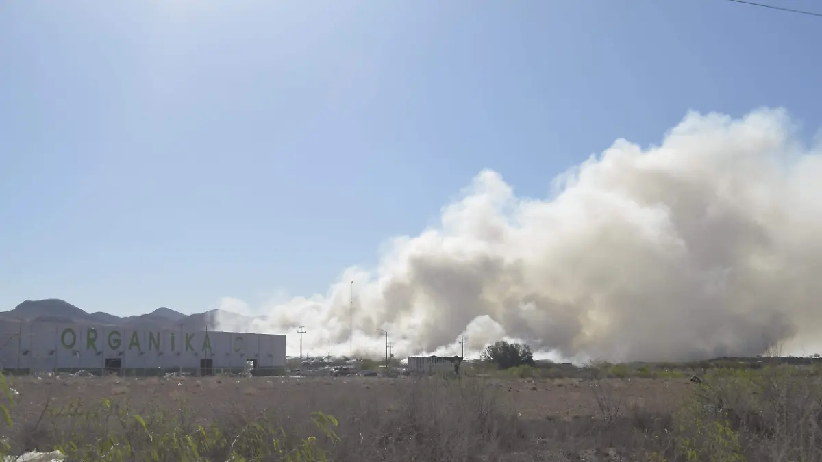 Fuerte contaminación provocó la humareda