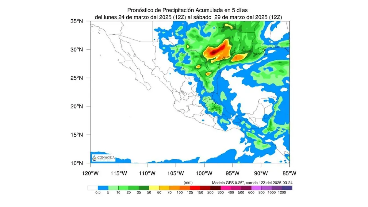 Mapa lluvias acumuladas 