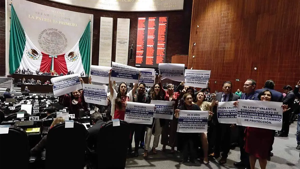 Diputados contra García Luna