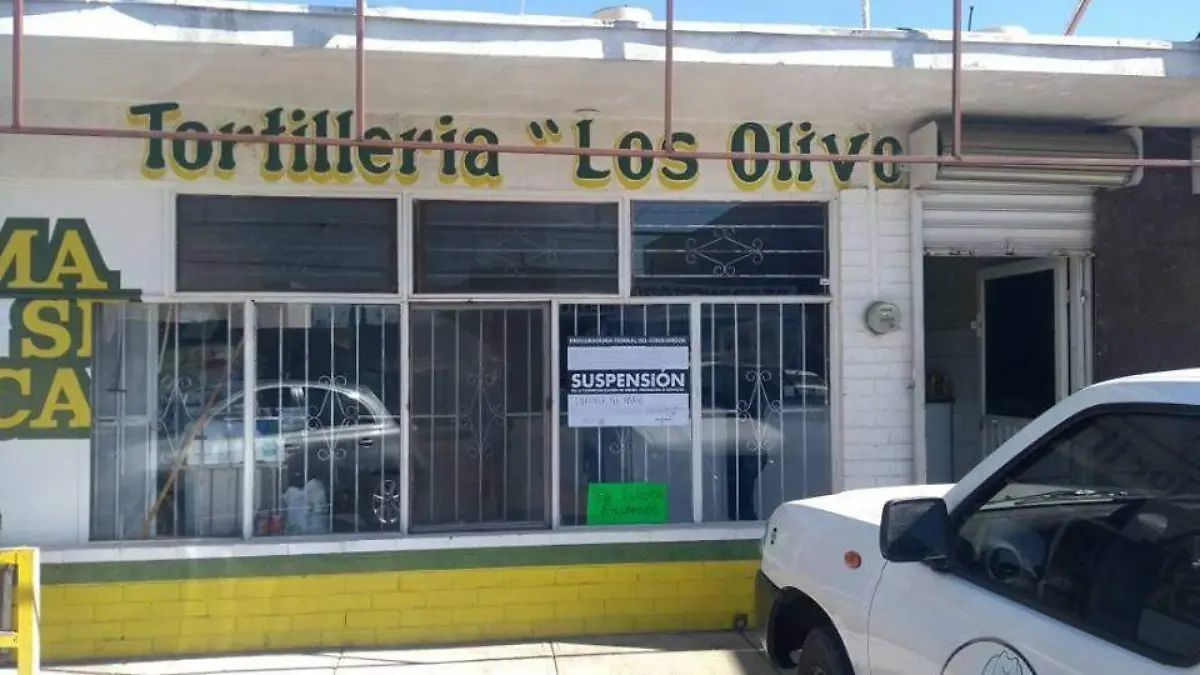 tortilleria suspendida por PROFECO