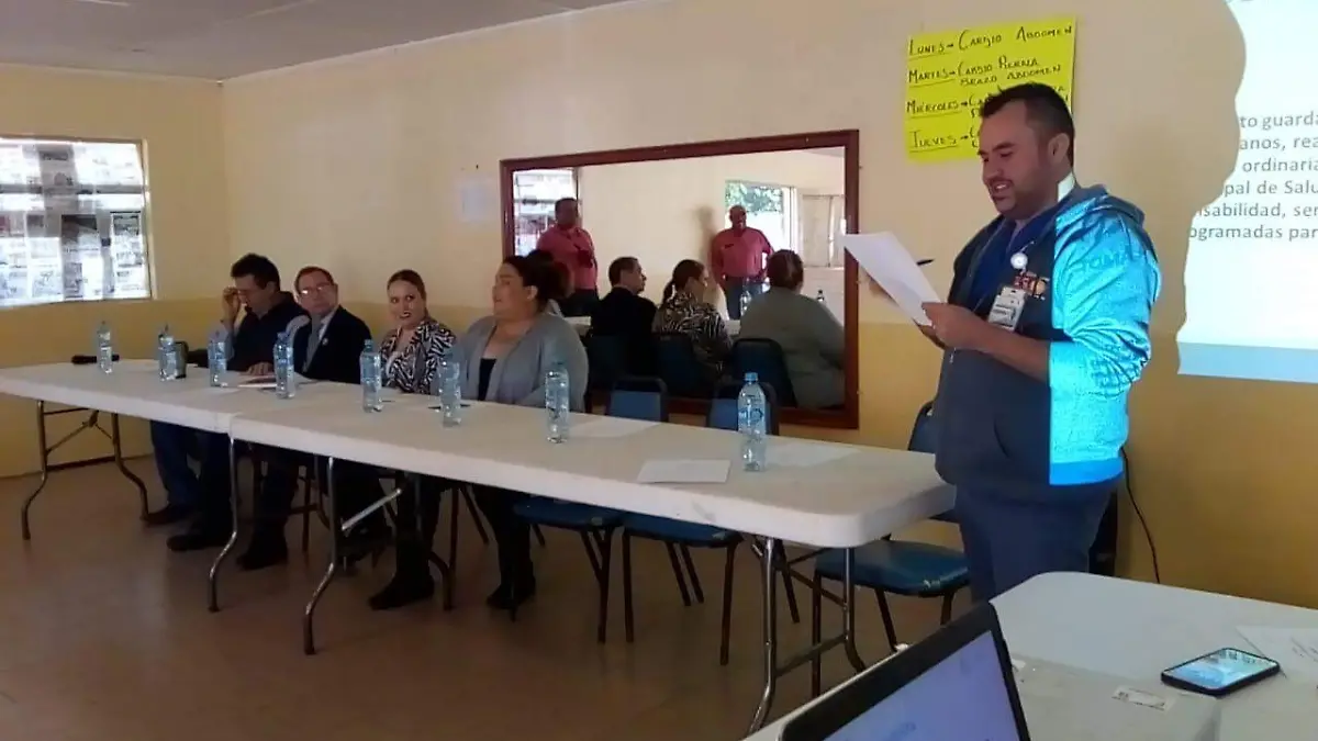 Istalacion del comite de salud en Matachic