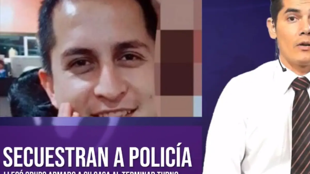 Secuestran a policía