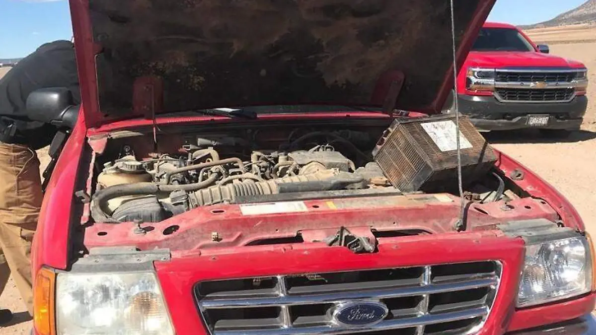 Los vehiculos asegurados fueron usados para venir al enfrentamiento a Rubio