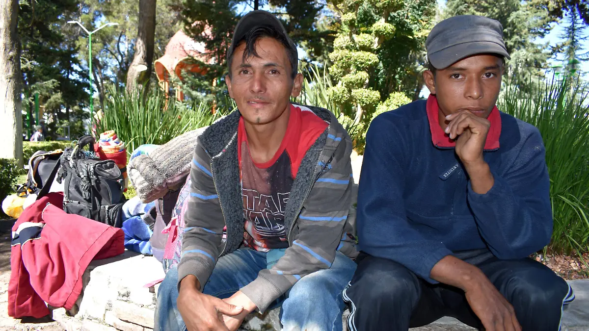 Aseguran haber salido junto con la caravana de migrantes