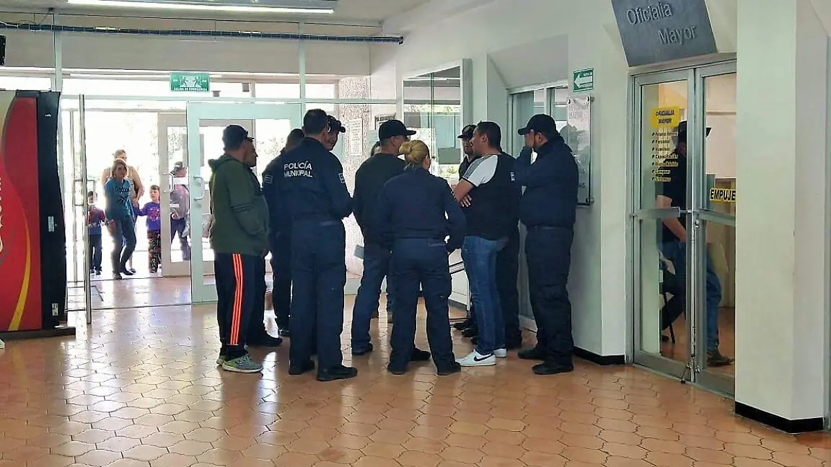 1 Policías de Cuauhtémoc piden aumento de sueldo