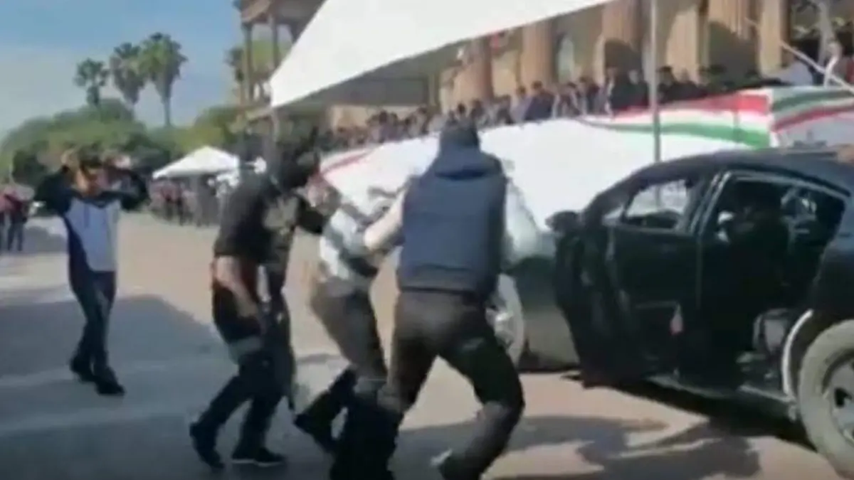 momento del secuestro