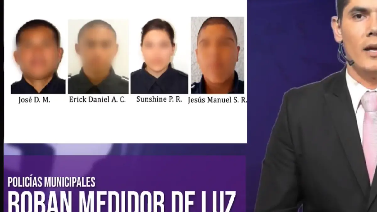 Roban medidor de luz
