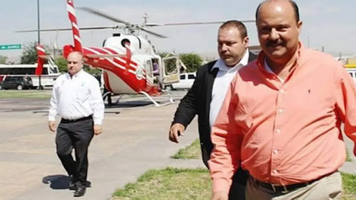 Cesar Duarte helicóptero