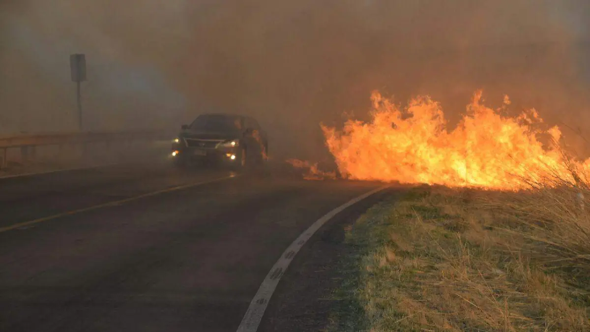 incendio carretera