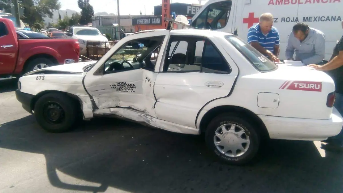 taxista choque