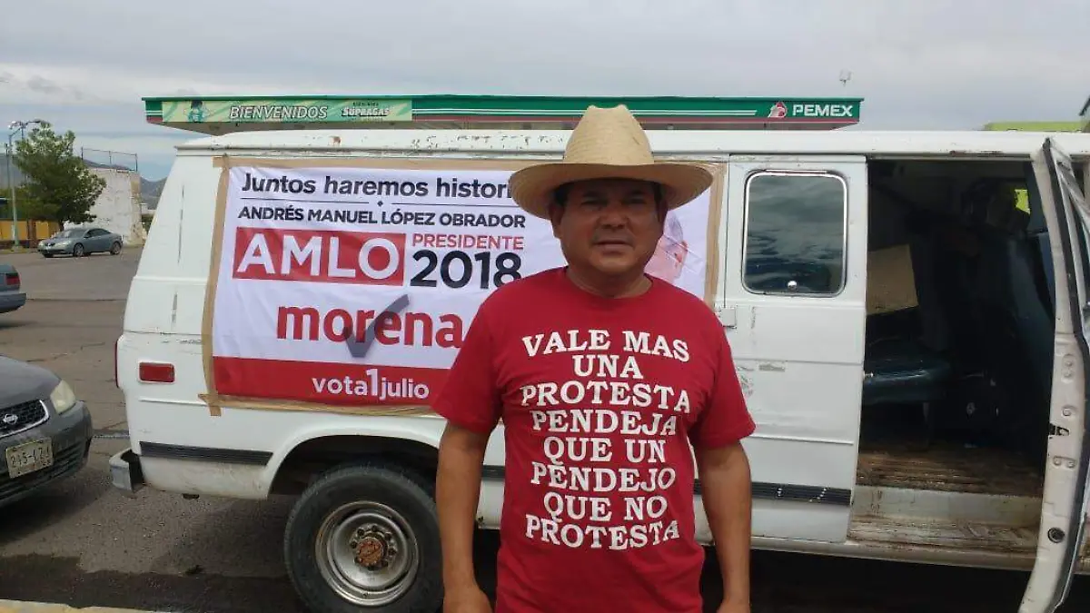 Pdte de Morena en camargo,Inicia marcha a Chihuahua contra López Obrador y la corrupción