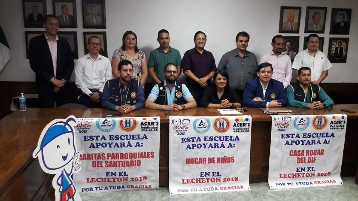 LA-Organizadores del lecheton 2018
