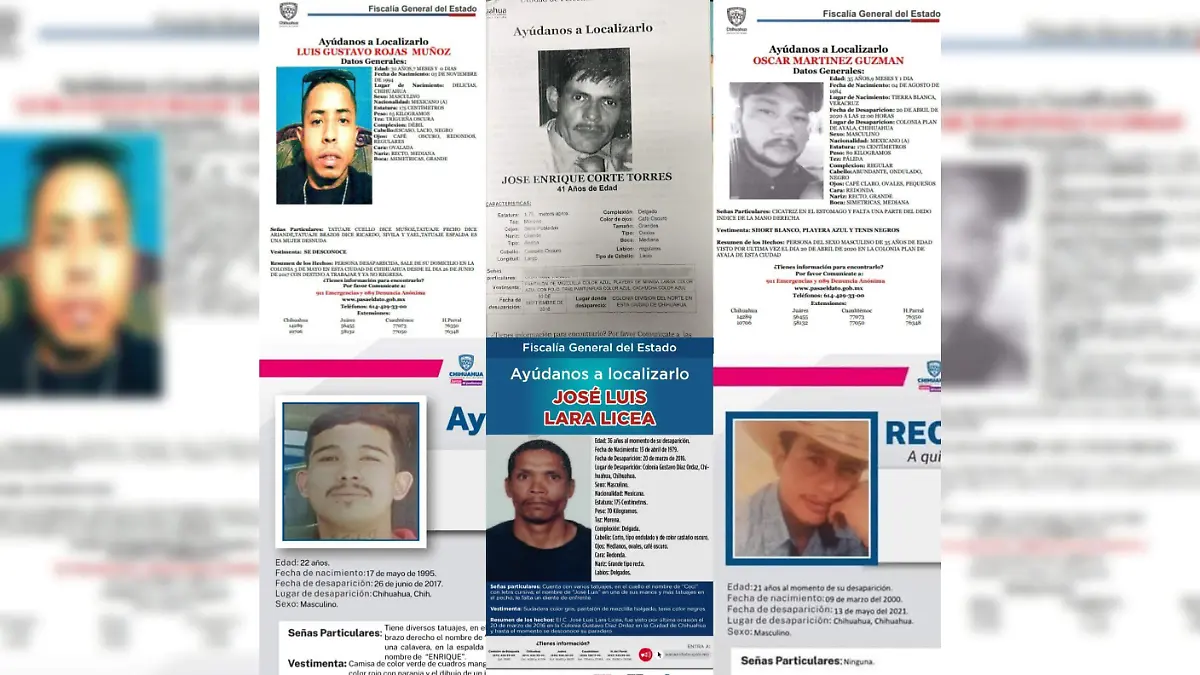 seis personas desaparecidas en chihuahua
