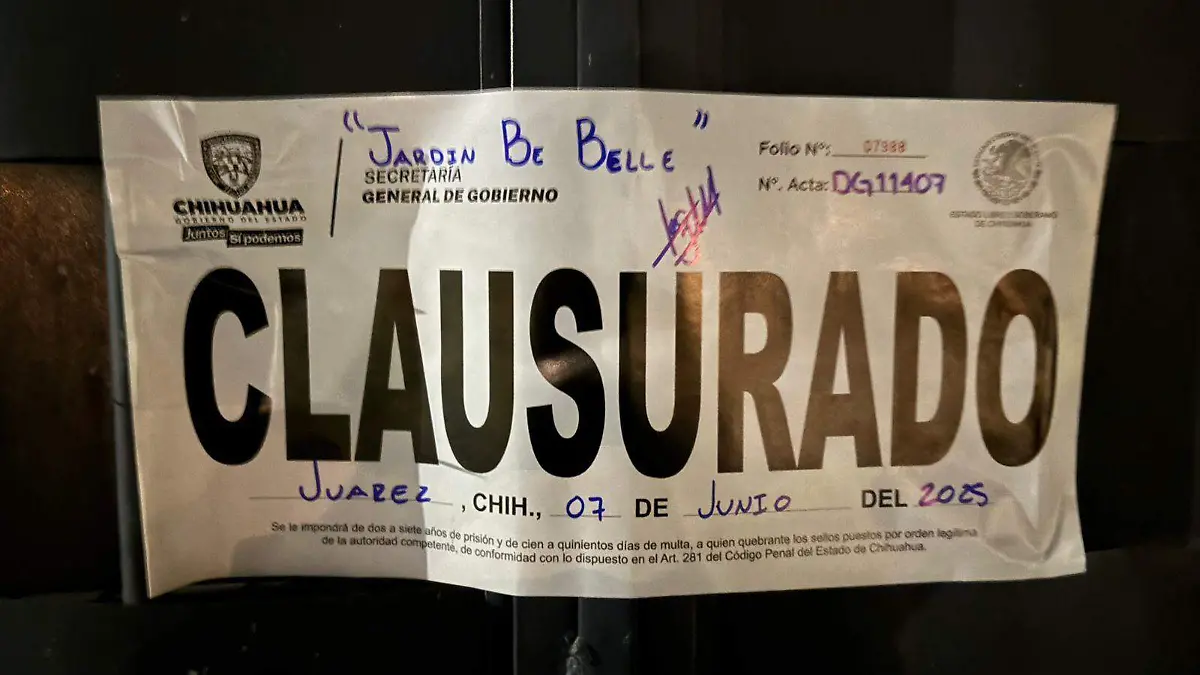 clausuras gobernación