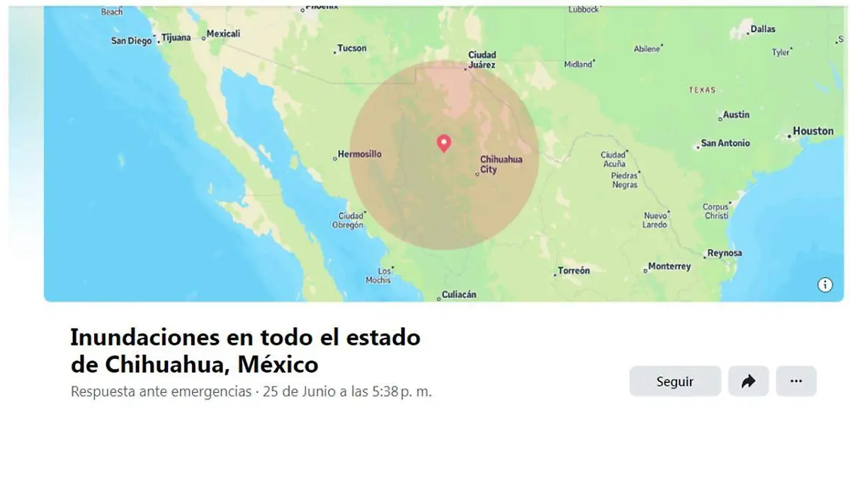 respuesta de crisis facebook