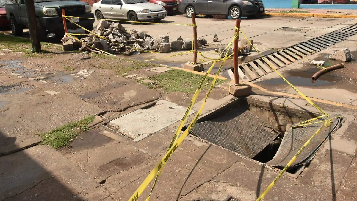 daños en Centro de la ciudad