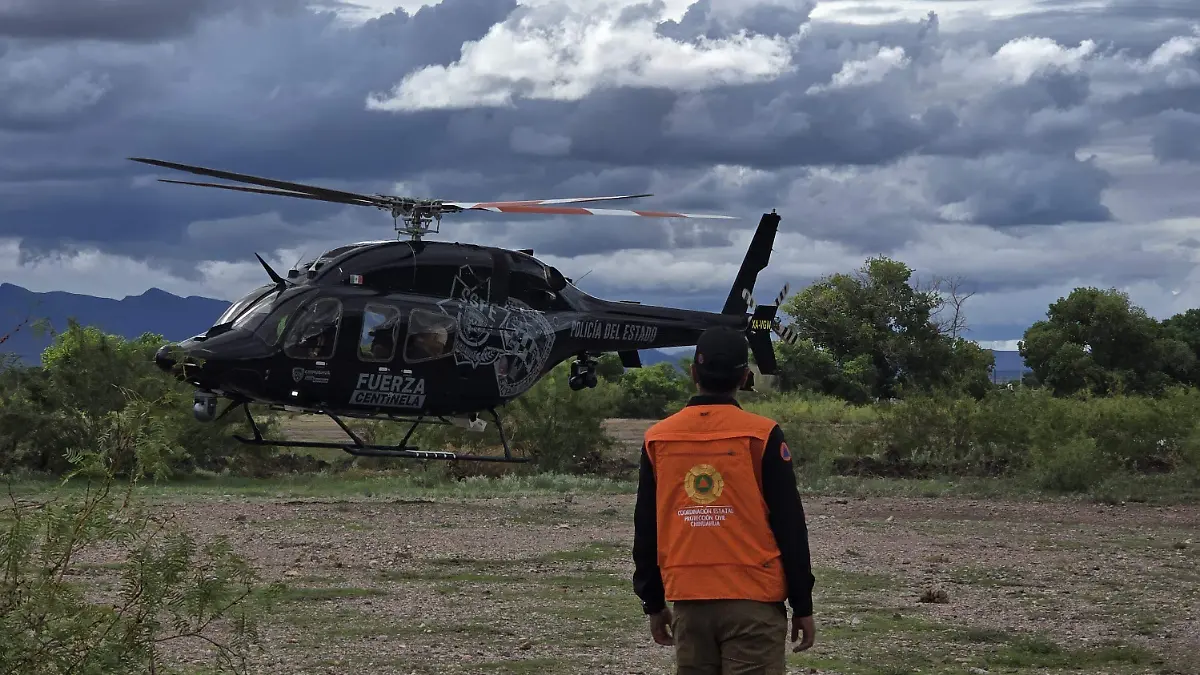 rescate helicóptero