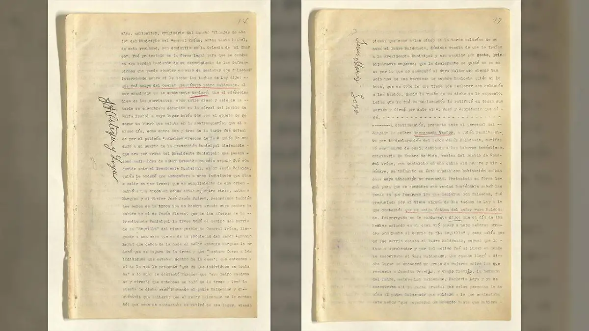 padre maldonado actas