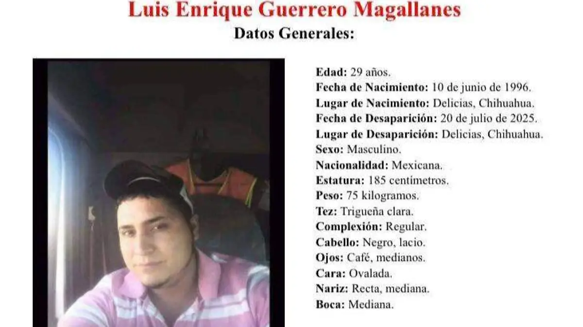 Desaparece conductor de plataforma en San Diego de Alcalá