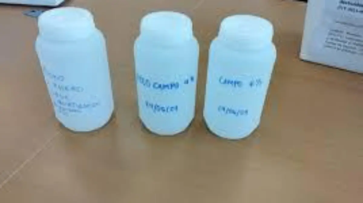 muestras agua