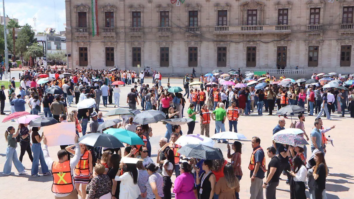 SIMULACRO EN EDIFICIOS DEL CENTRO