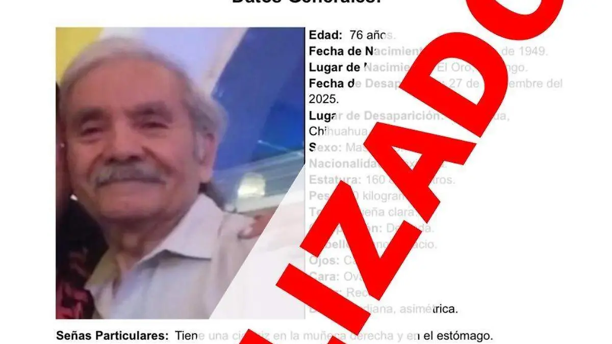 localizan viejito