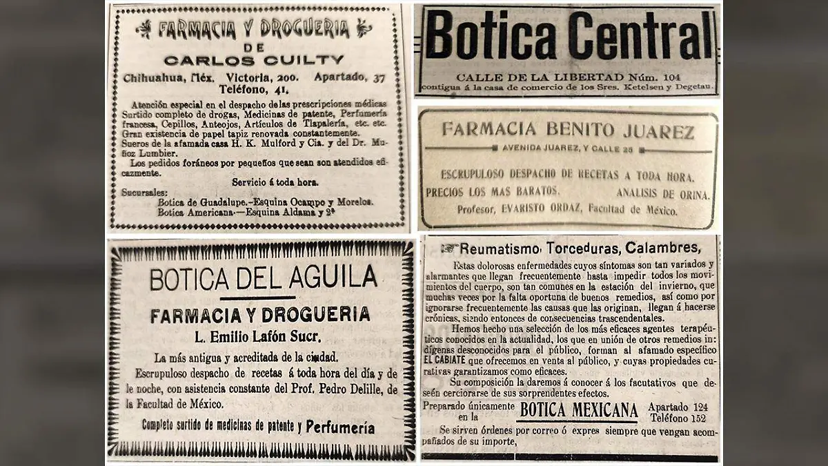 anuncios boticas antiguas