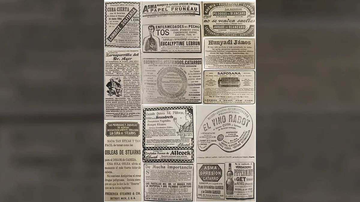 anuncios medicinas antiguas