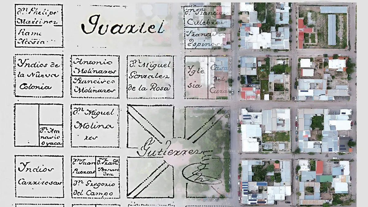 Mapa histórico, cortesía de Sociedad Aldamense de Estudios Históricos