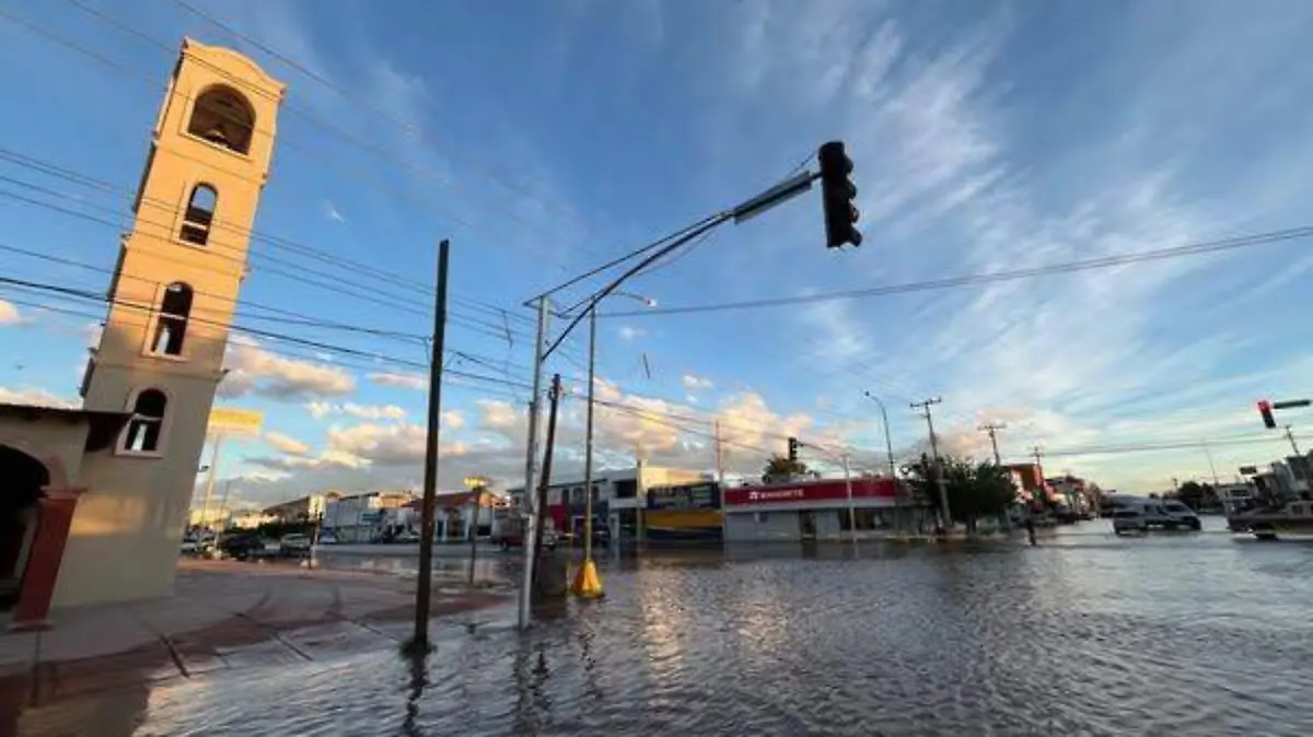 inundación nuevo casas grandes