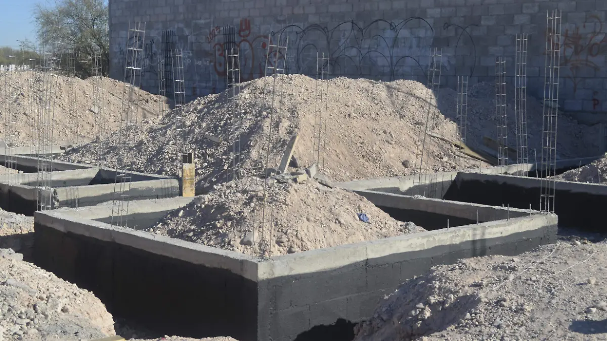 Construcción cimientos varillas