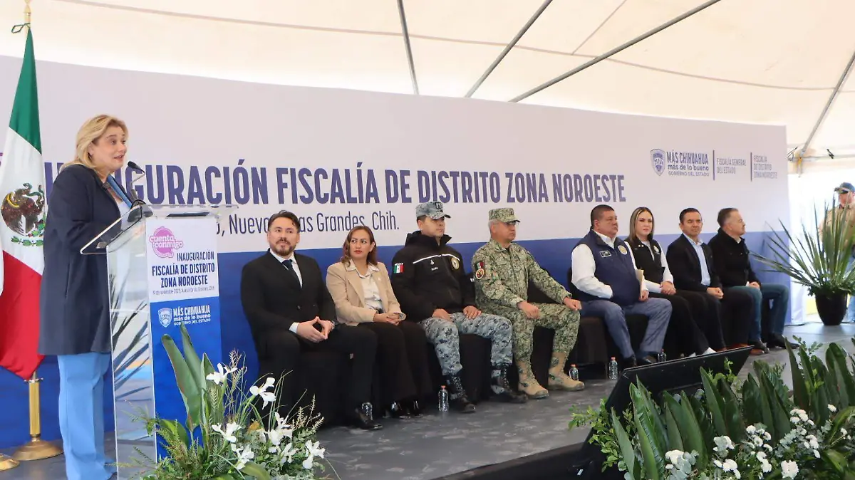 Inauguración Fiscalia Noroeste maru campos