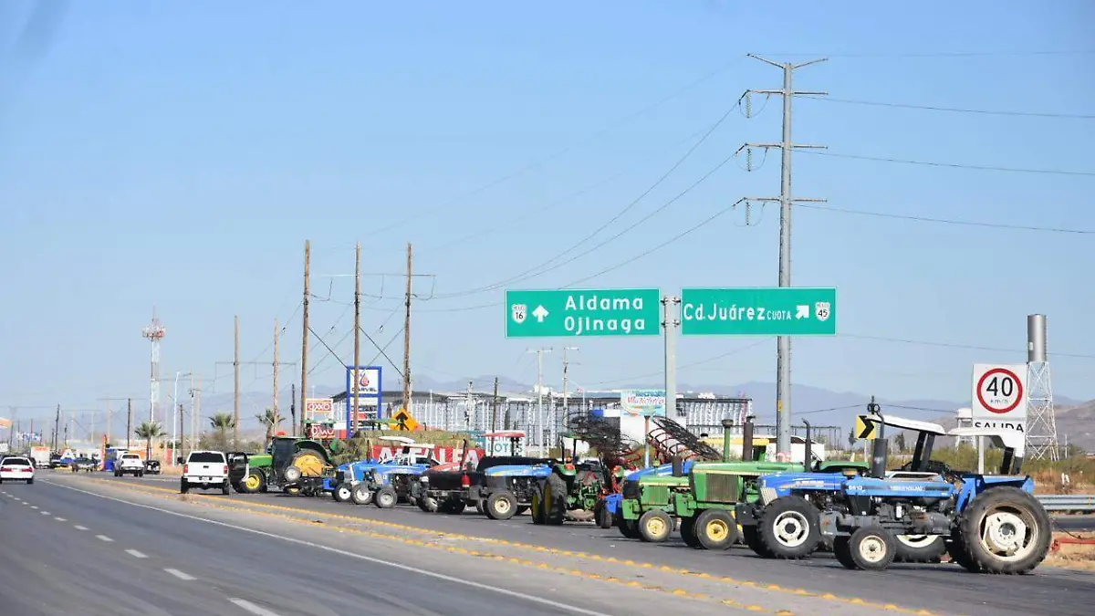 protesta productores aldama