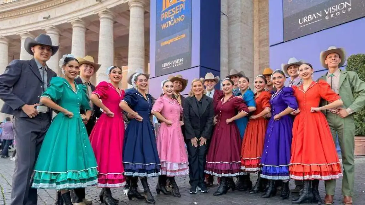 bailarines nacimiento vaticano maru