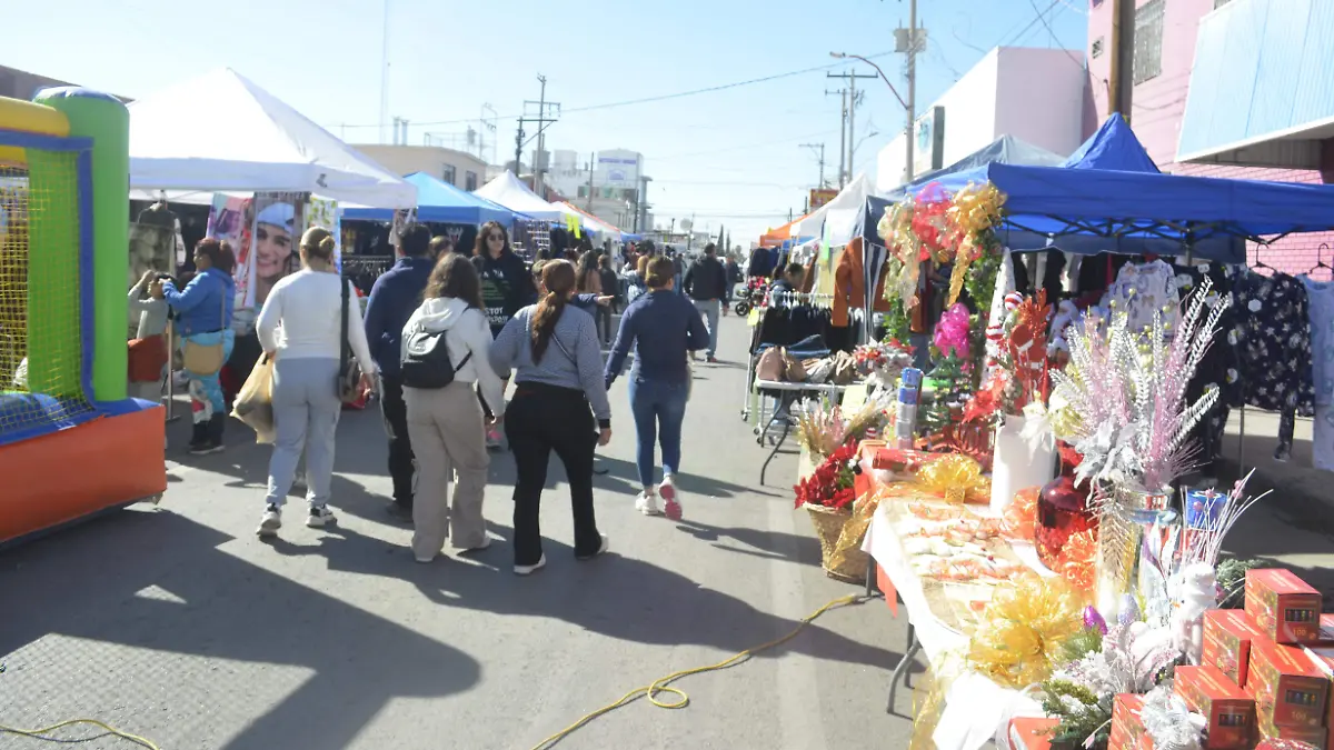 Comercio en las calles de Delicias