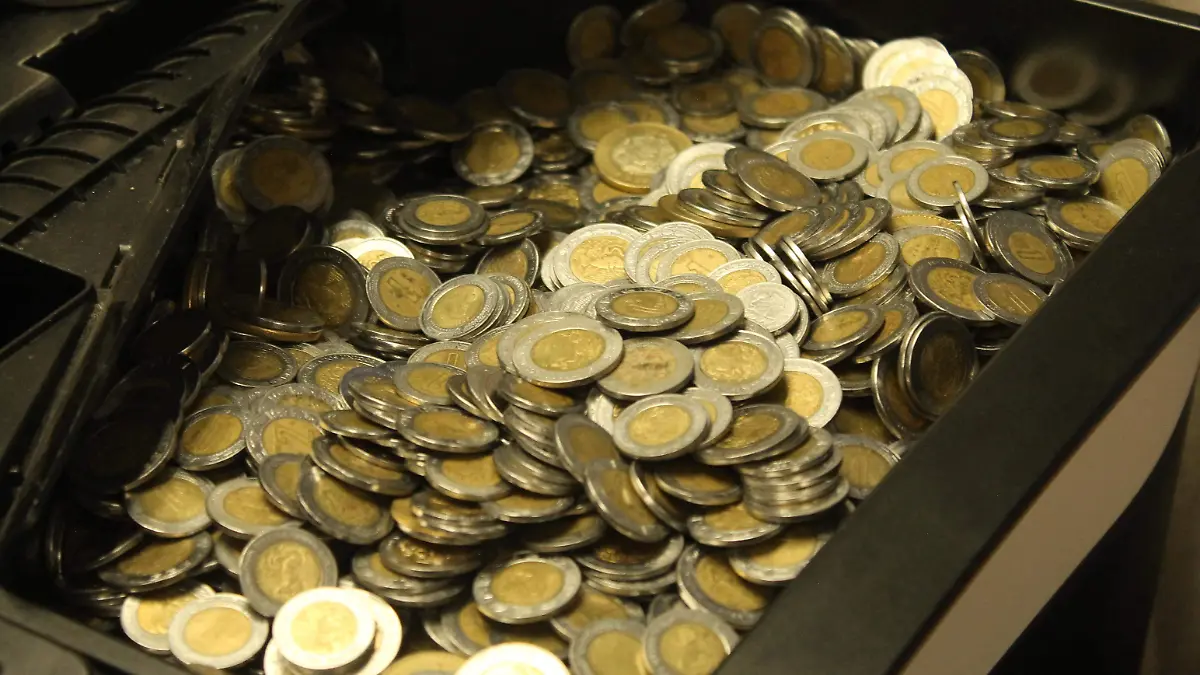 Monedas ingresos estacionómetros