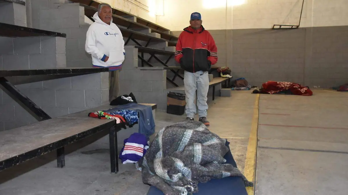 Refugio temporal albergue frío