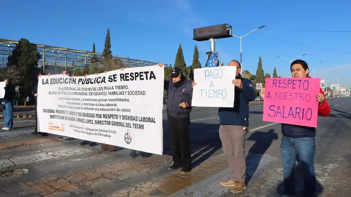 Manifestación Maestros_Tecnologico De Chihuahua