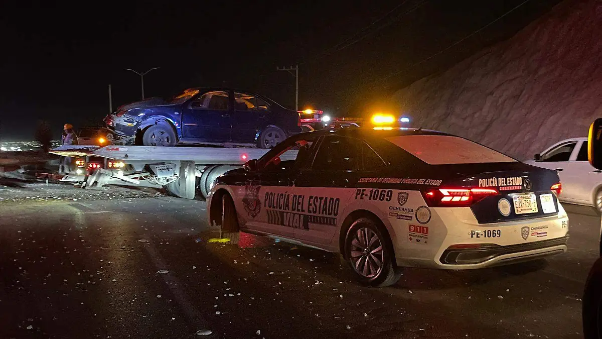 La zona quedó sin luz debido al poste derribado