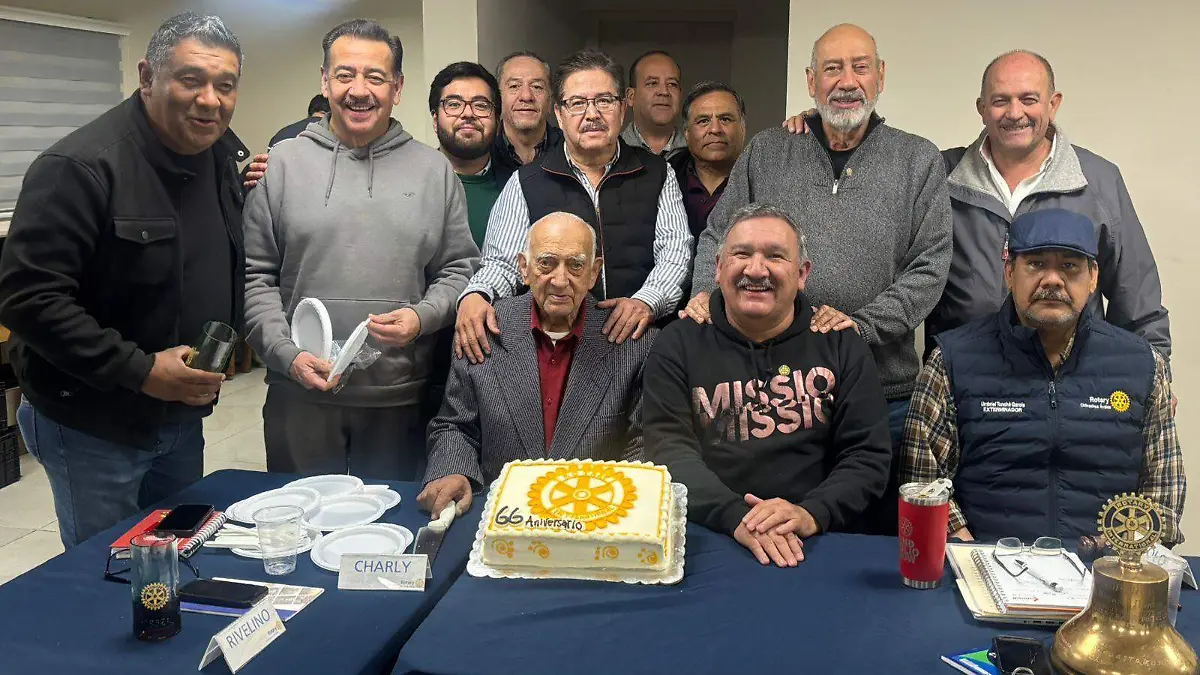 Celebran la unión, amistad y, cinco décadas de Jesús en el rotarismo