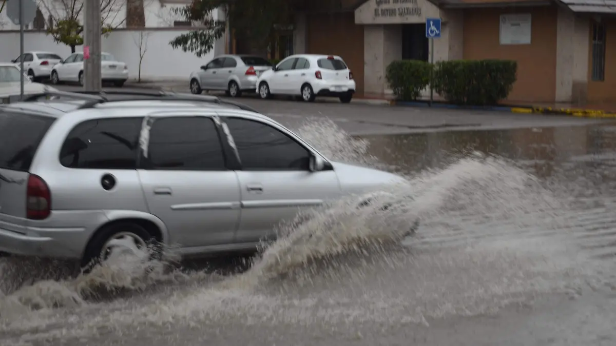 Lluvia encharcamientos