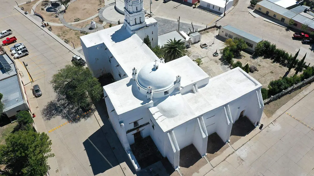 Vista panorámica del templo