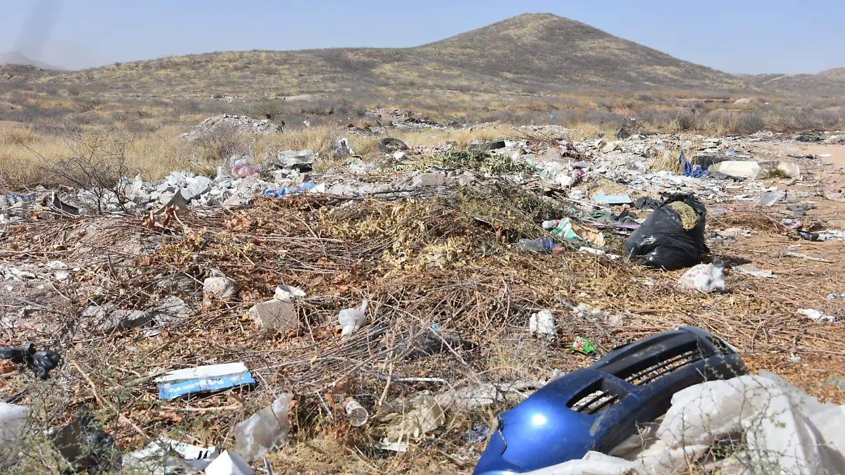 Basurero clandestino ampliación ejidales tiradero contaminación 