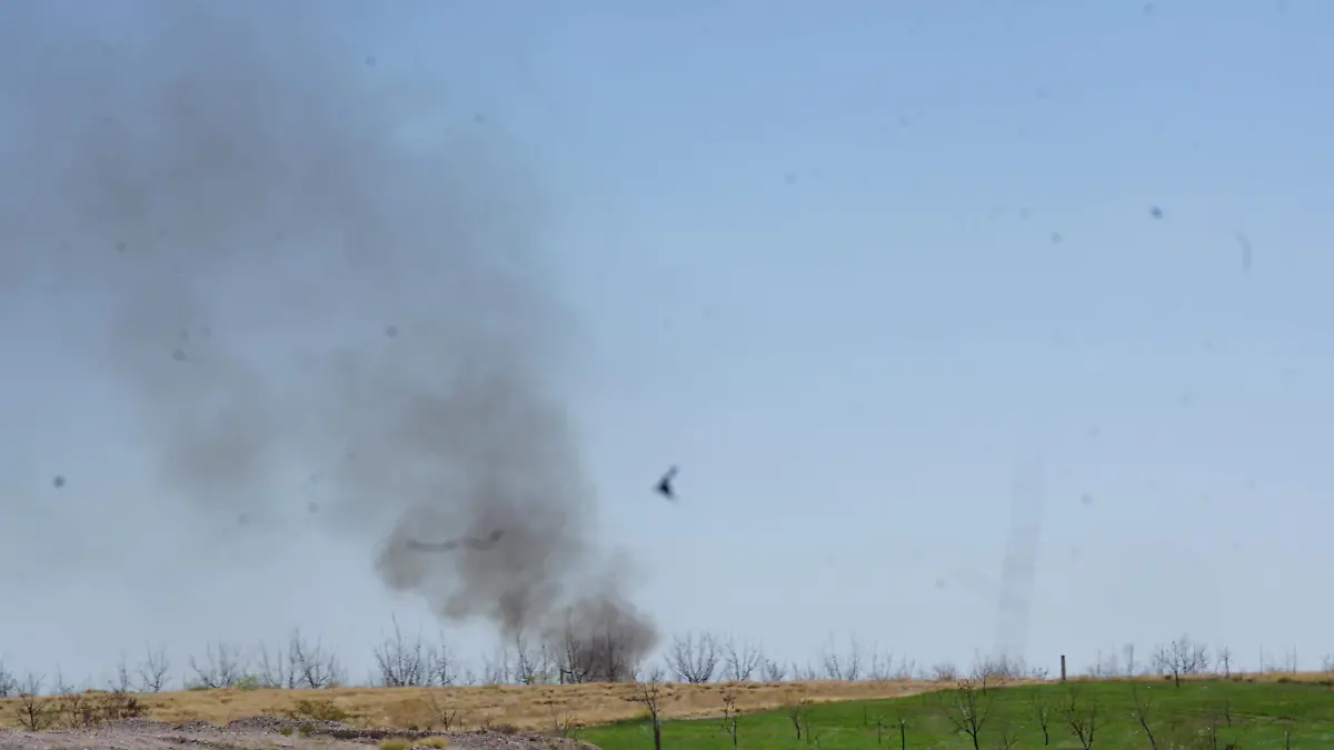 Incendio en predio rústico