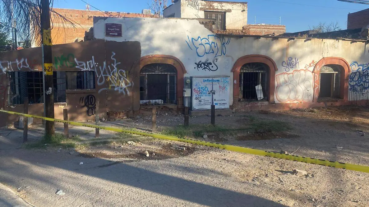 Tapia casa abandonada 