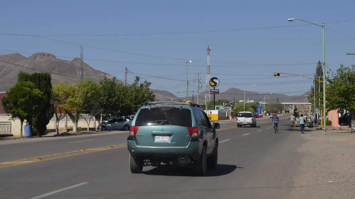 Entrada al seccional de Lázaro Cárdenas